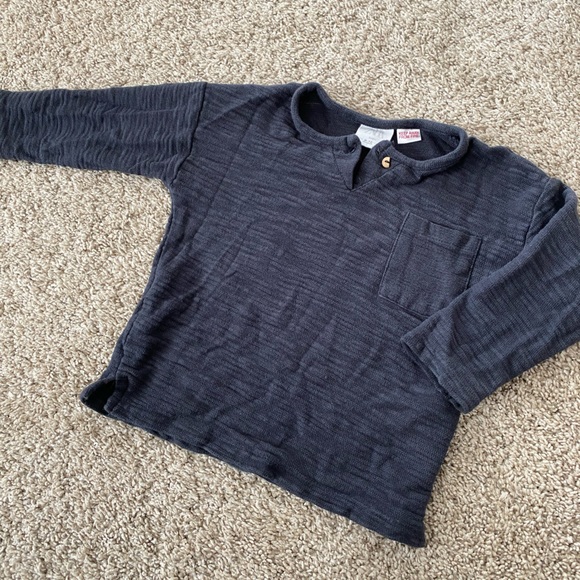 Zara baby boy long sleeve henley style pocket tee t-shirt size 9-12 months - Picture 3 of 9